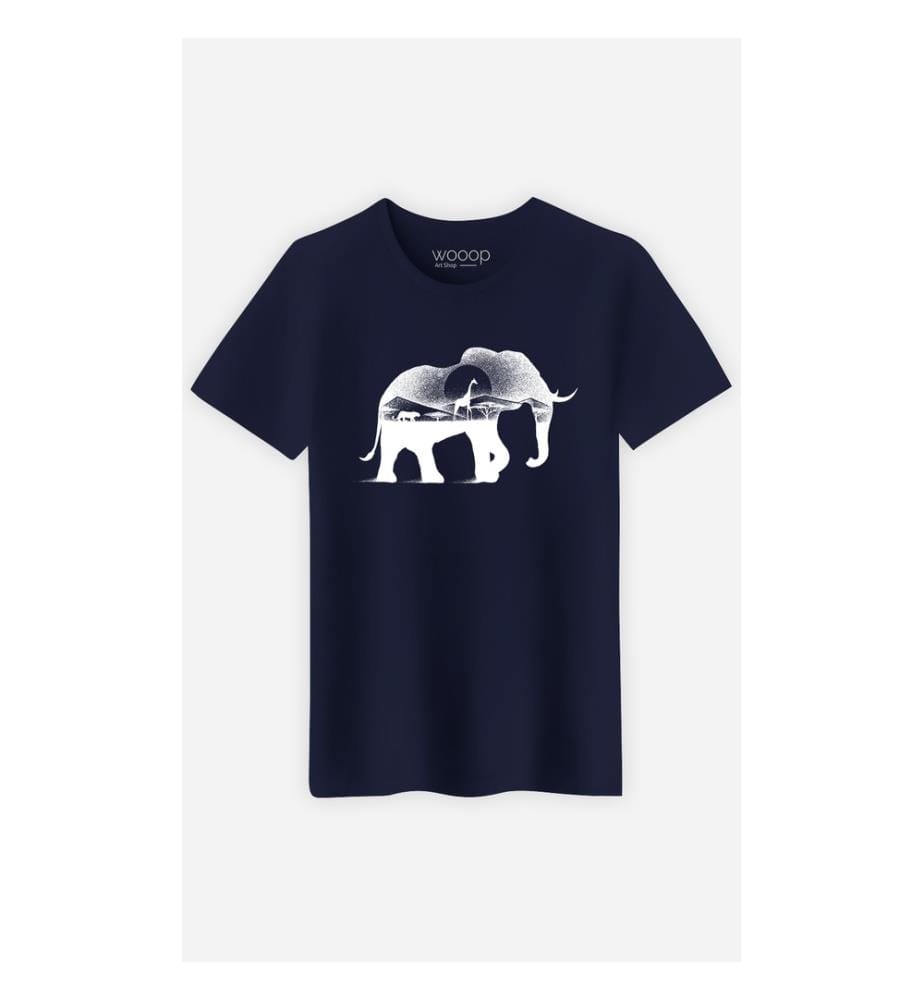 T-Shirt Wild Africa - Navy