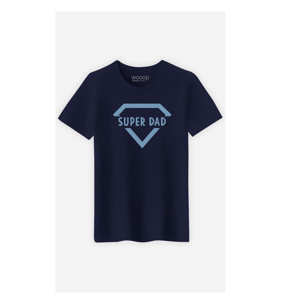 T-Shirt Super Dad - Navy