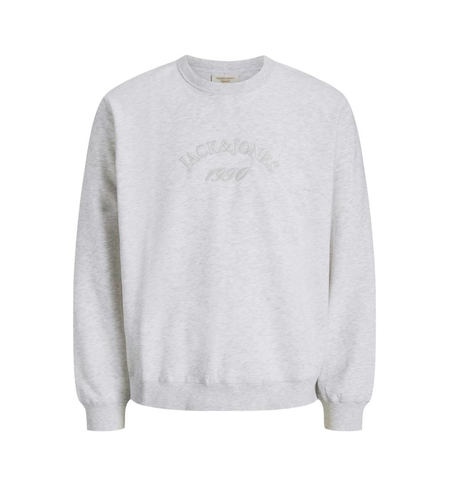 Sweatshirt - Bright White JJ Melange