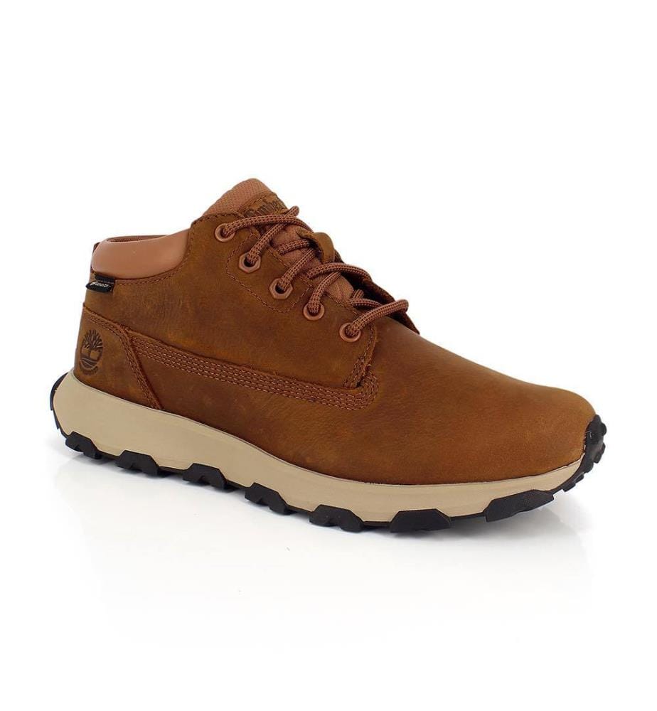 Baskets mi-haute Winsor Park en GORE-TEX - Marron Clair