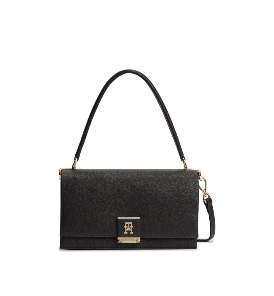 Sac à bandoulière structuré - Noir