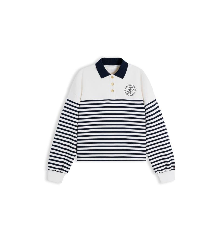 Pull Le col Roundal - Blanc et Noir