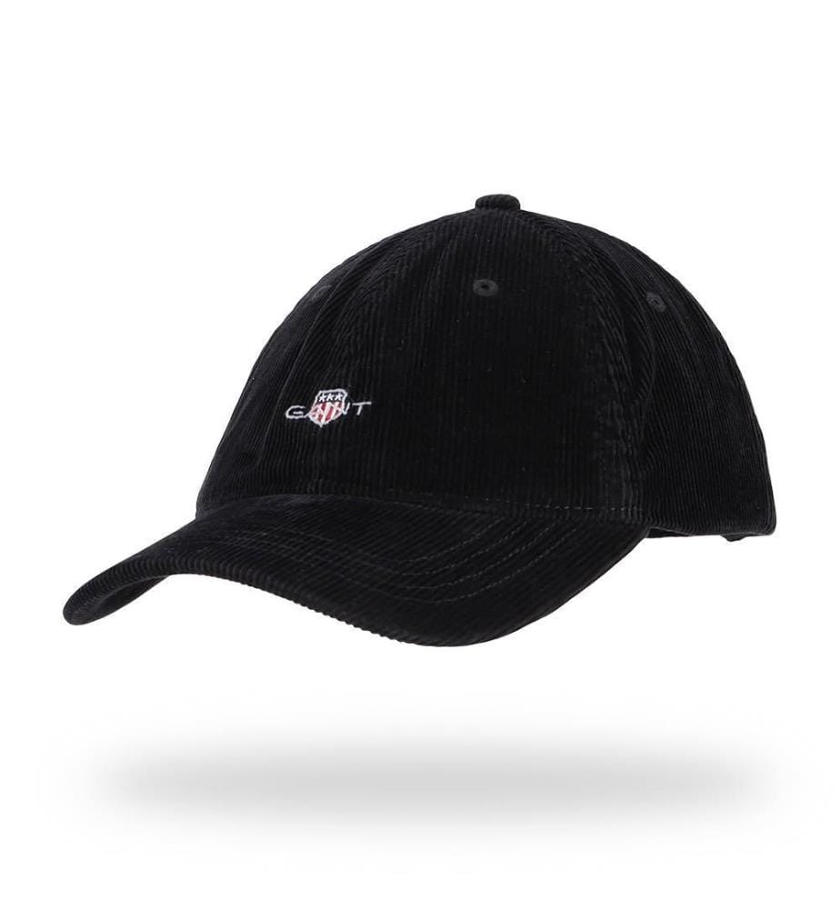 Casquette en Velours Côtelé - Noir