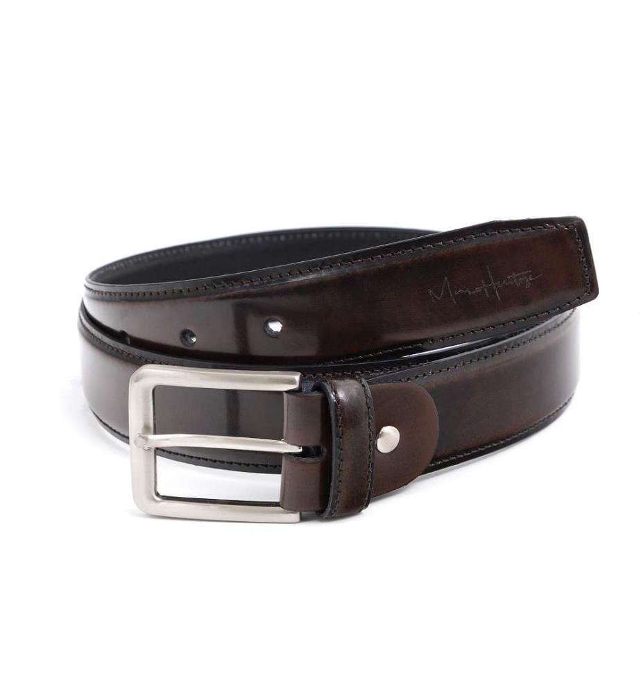 Ceinture en cuir - Marron