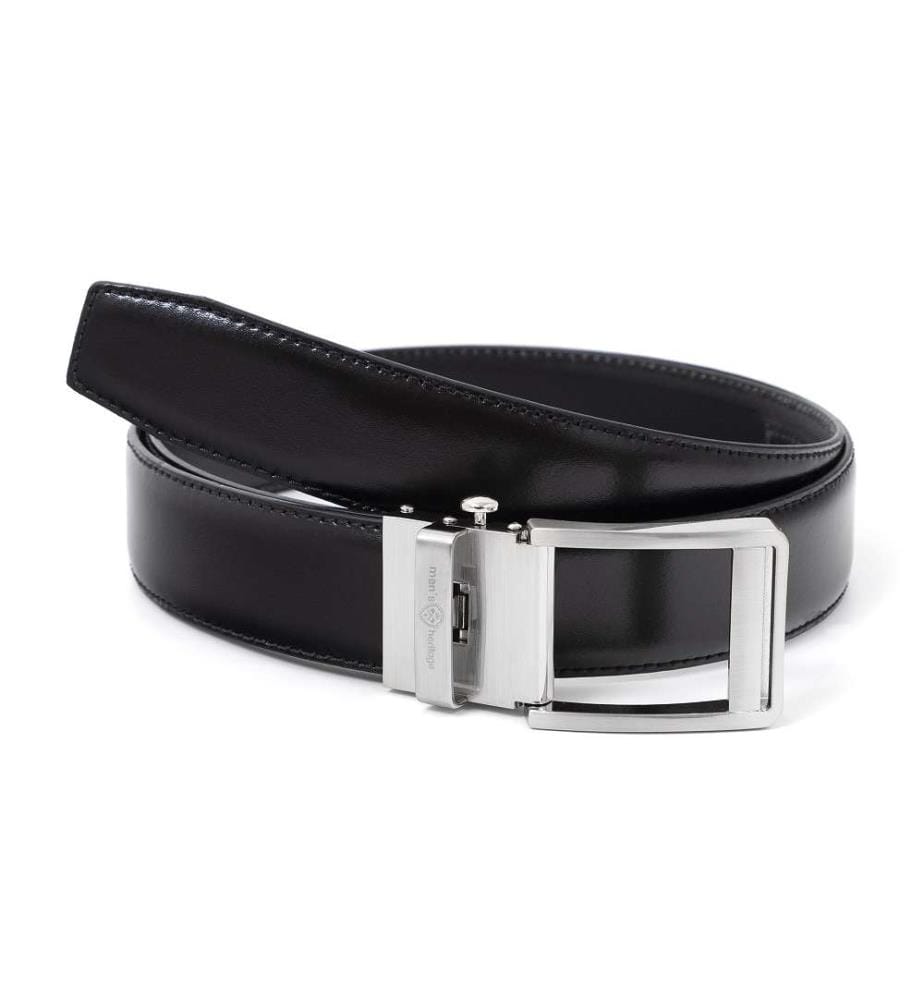 Ceinture en cuir - Noir