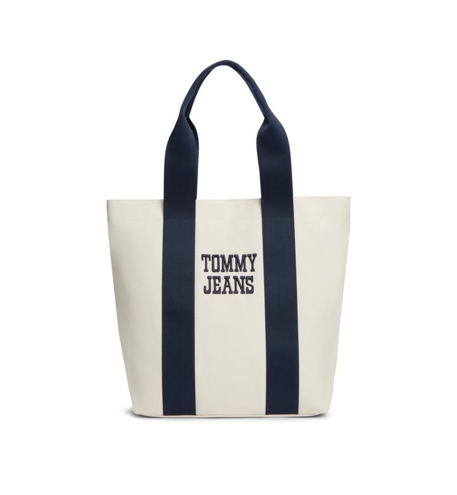 Tote Bag en Toile - Blanc et Marine