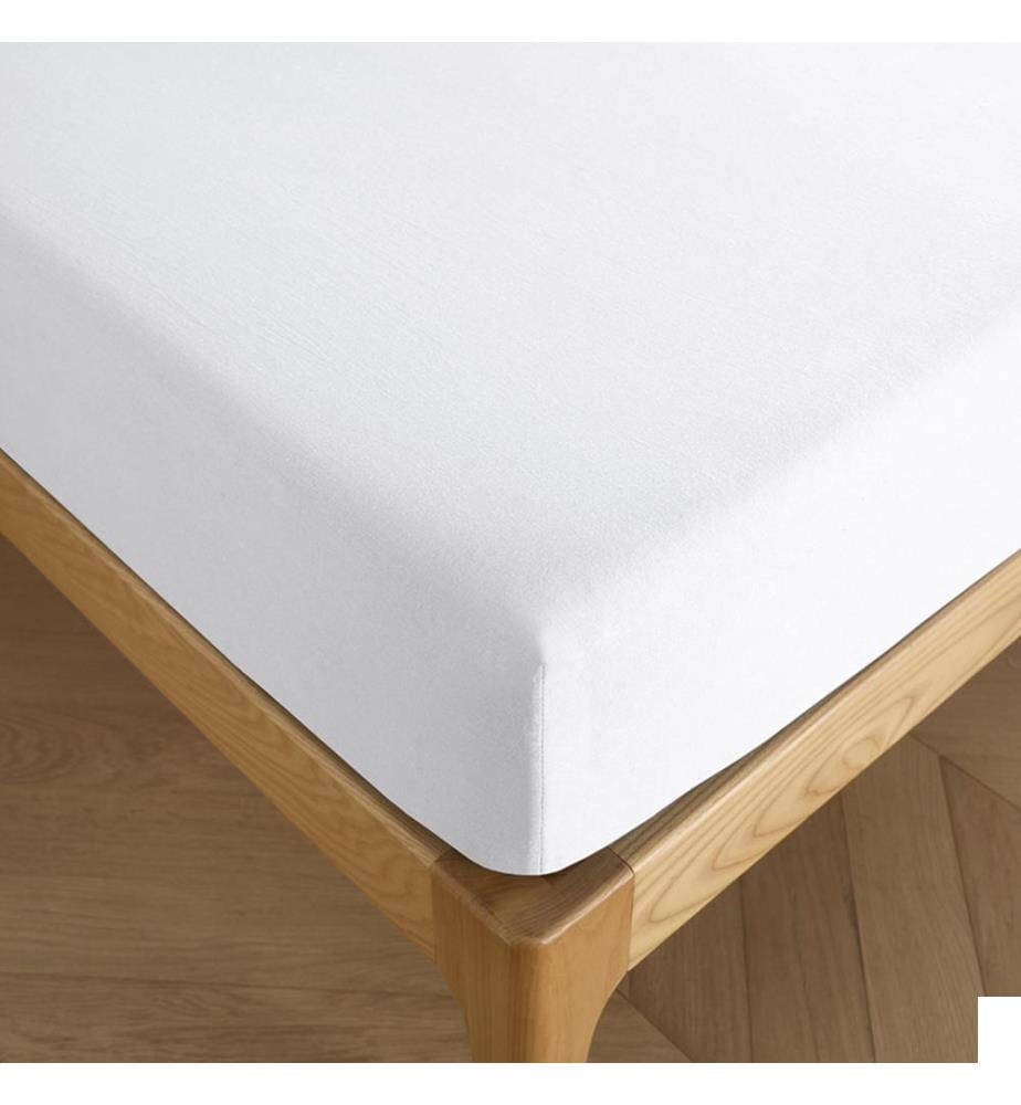 Drap housse 200 x 200 cm - Neige