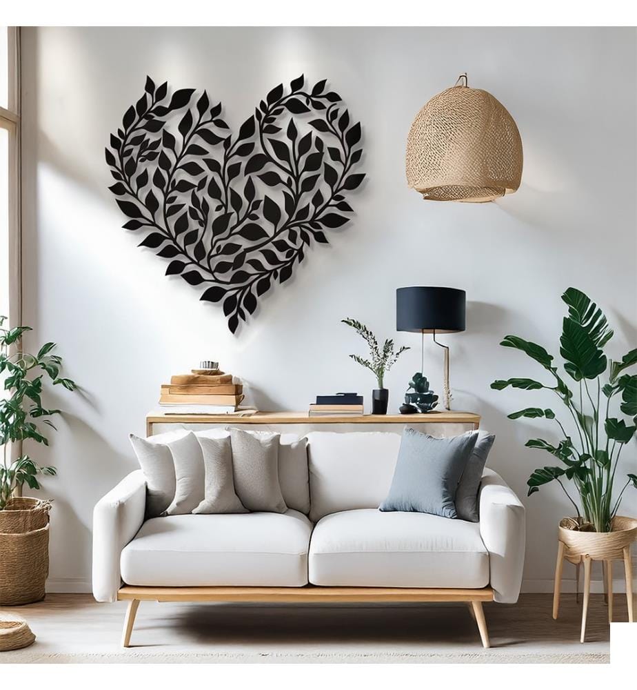 Peinture décorative murale en métal - Noir