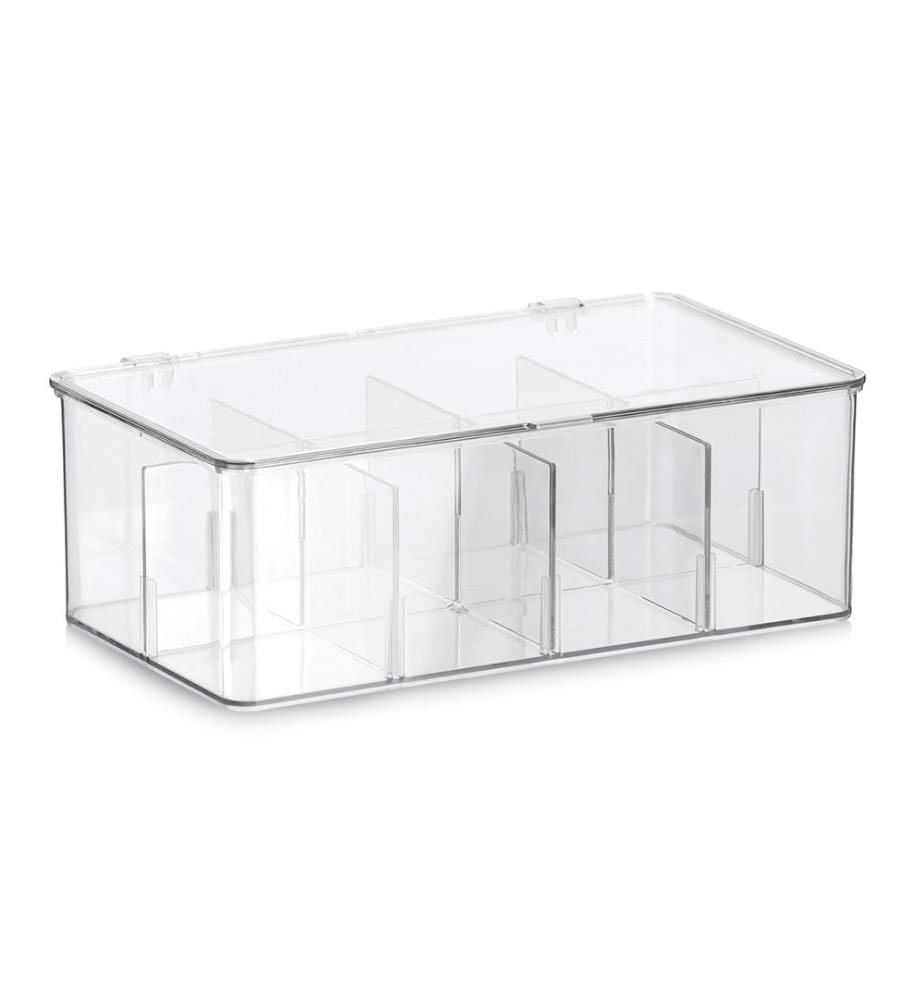 Organiseur 8 compartiments - Transparent
