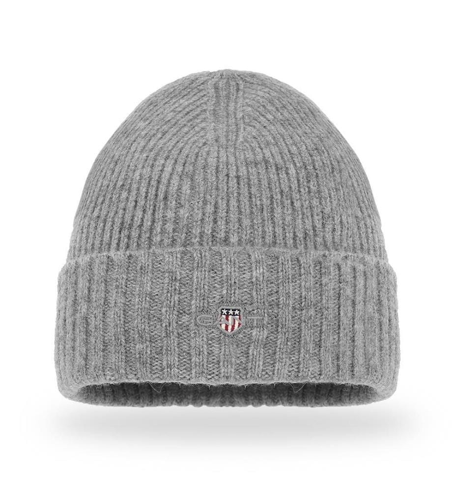 Bonnet en Laine Shield - Gris Clair