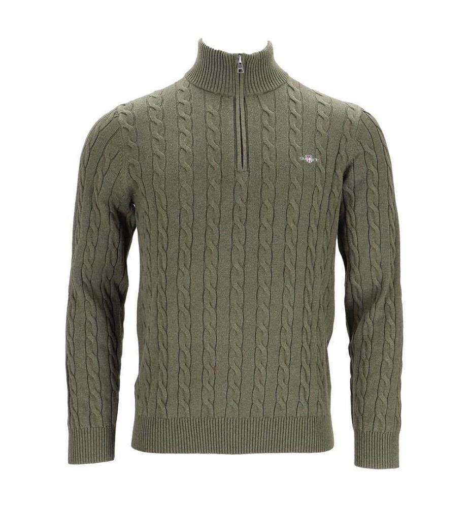Pull Torsadé - Kaki