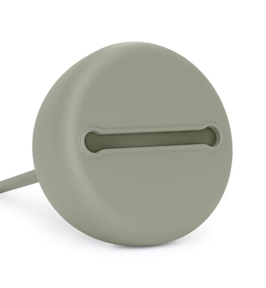 Attache-sucette silicone vert