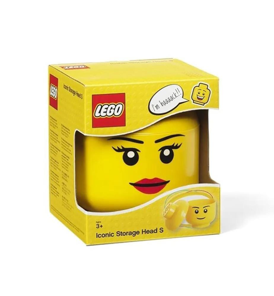 Tête de rangement (petit modèle) 160 x 193 mm - Jaune classique