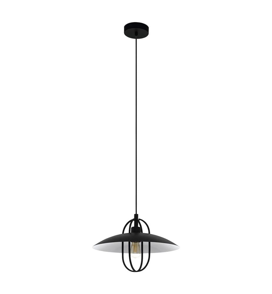 EGLO - Suspension Cregan, Noir, blanc