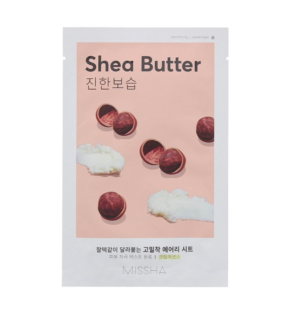 Masque en feuille au beurre de karité Airy Fit 19g