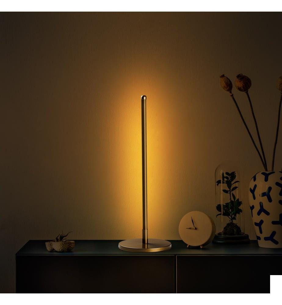 Lampe De Table, Or, Corps Métallique