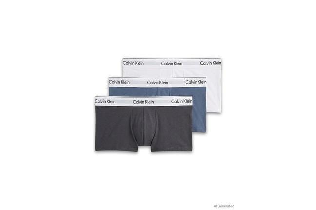 Lot de 3 boxers - Bleu Poséidon, Bleu clair et Bordeaux