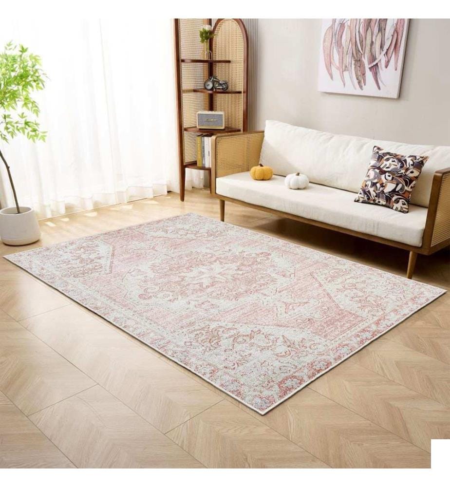 Tapis, 160 x 230, couleur crème, 70 % coton / 30 % polyester, 1435 g/m²