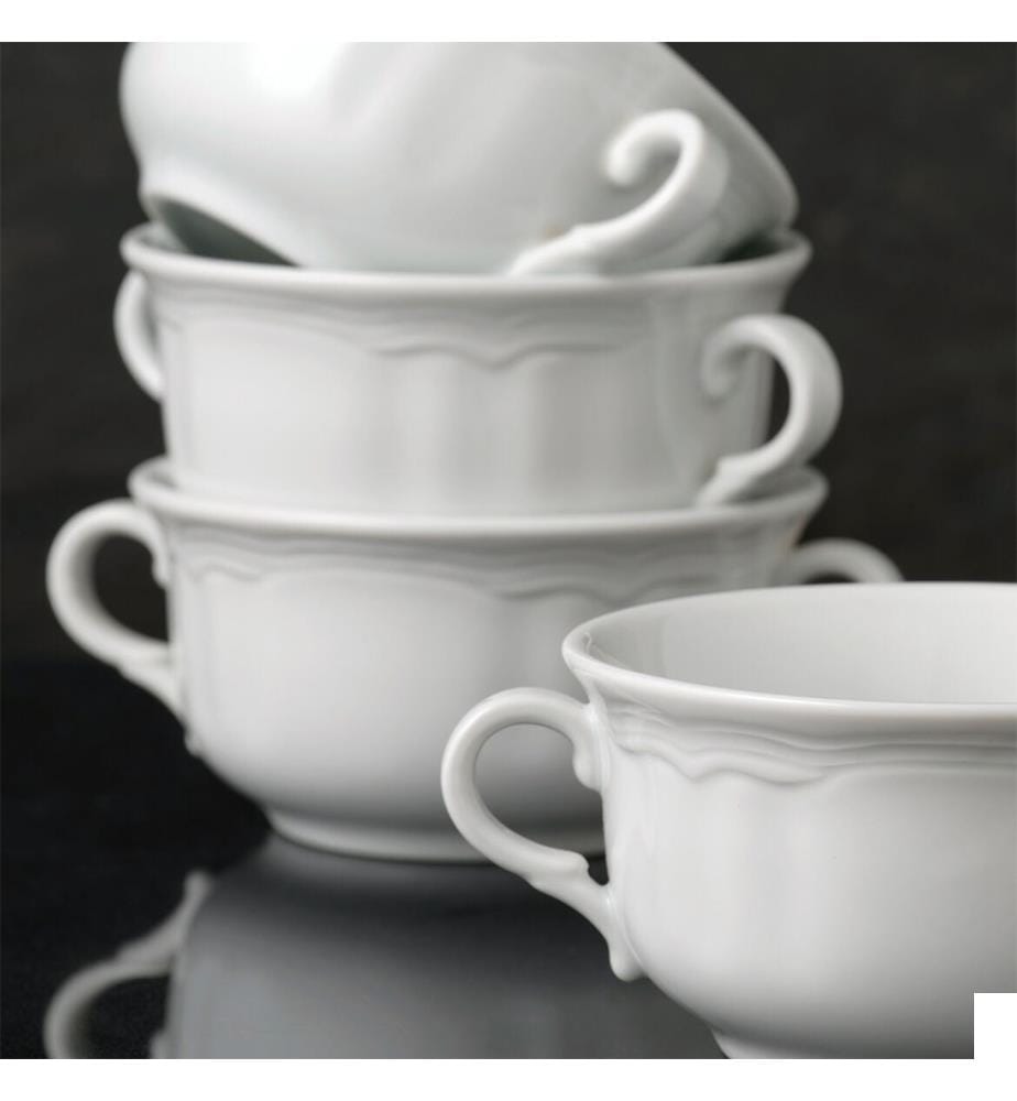 Lot de 4 bols - Blanc