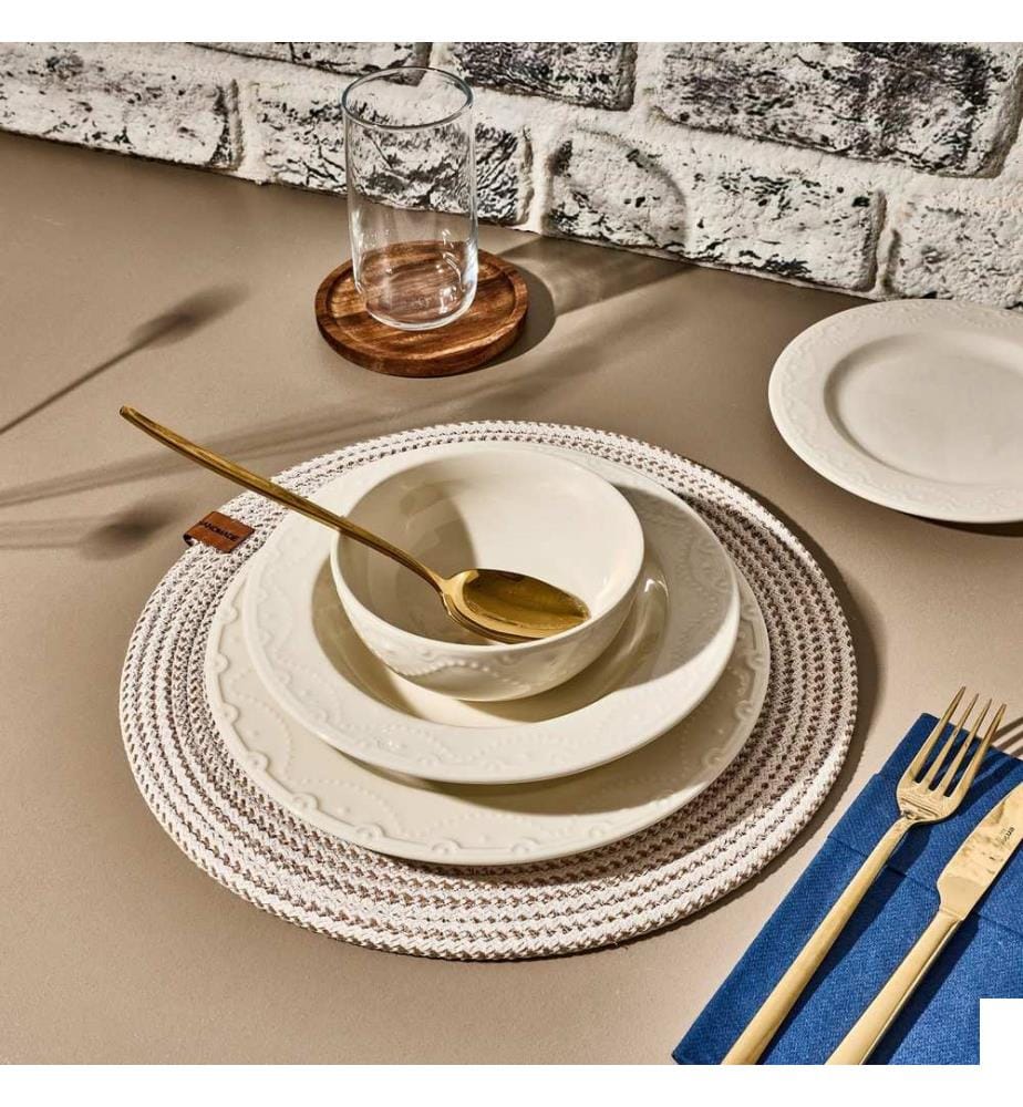 Service de table (24 pièces) - Blanc
