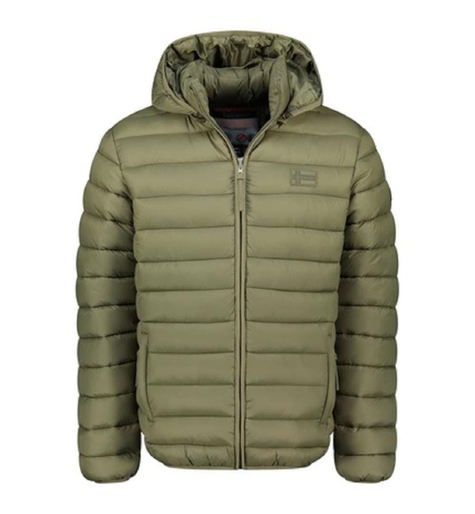 Blouson Amichoko à capuche amovible pour homme - Olive