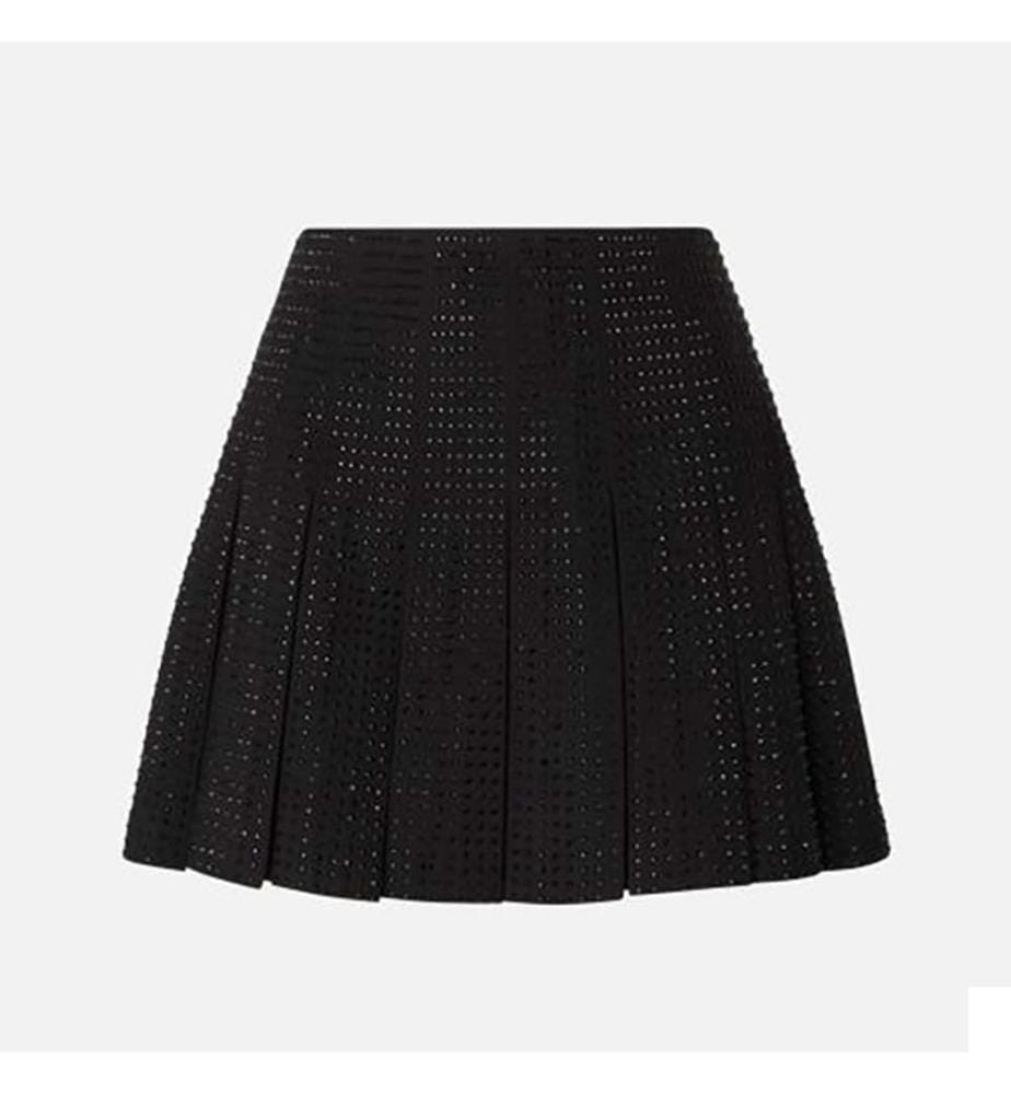 Minijupe avec strass - Noir