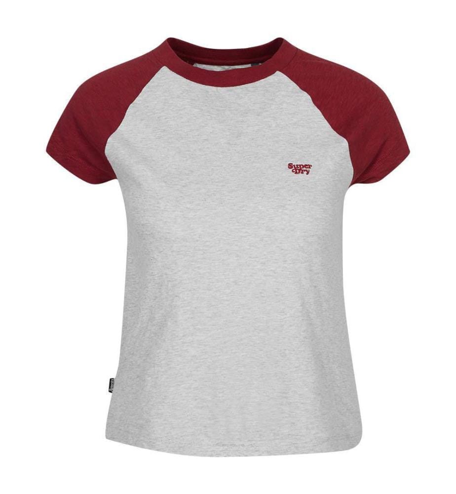 T-Shirt - Rich Burgundy Glacier Grey