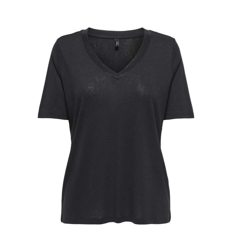 Top - Black Rhinestones