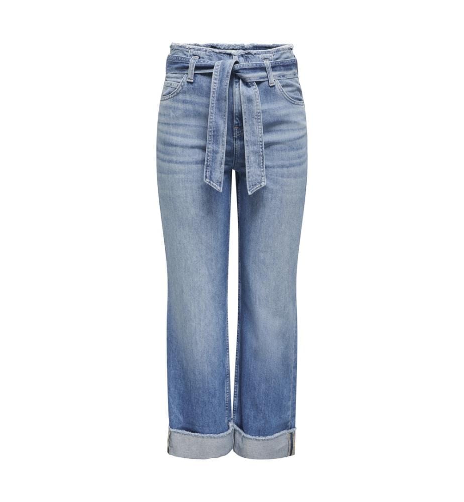 Jeans Maddie Ex Wd Blt Fldup Denim 025Noos - Denim bleu moyen