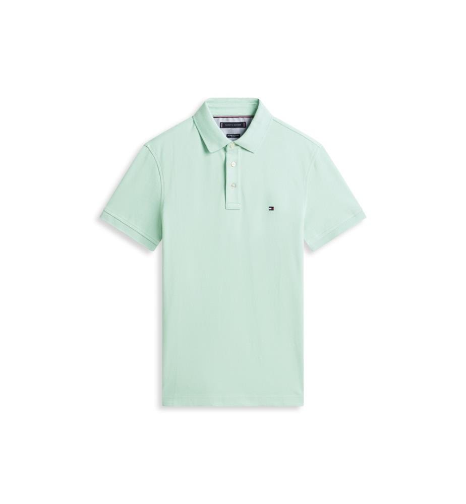 Polo Slim en Piqué 1985 - Vert d'Eau