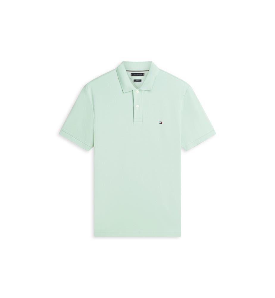 Polo Standard en Coton Fluide - Vert d'Eau