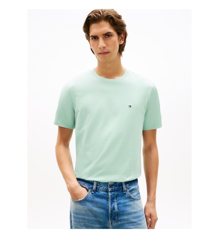 T-shirt à coupe régulière uni - Vert