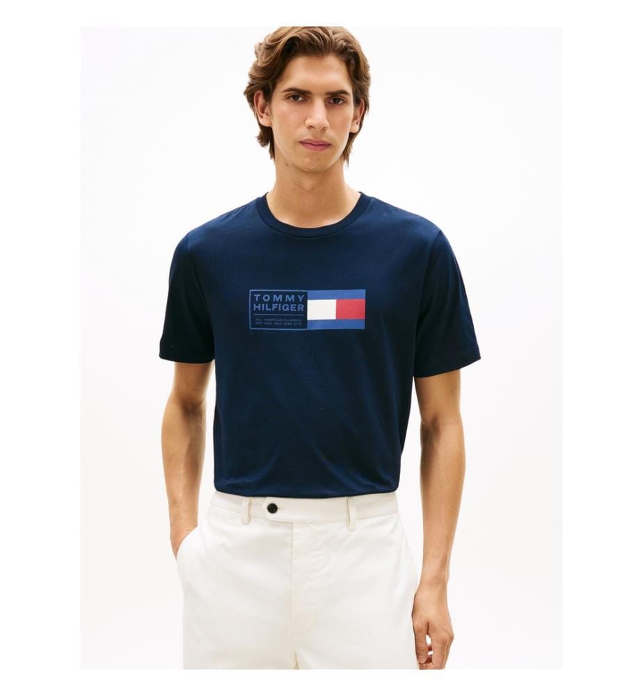 T-Shirt Brand Love - Bleu