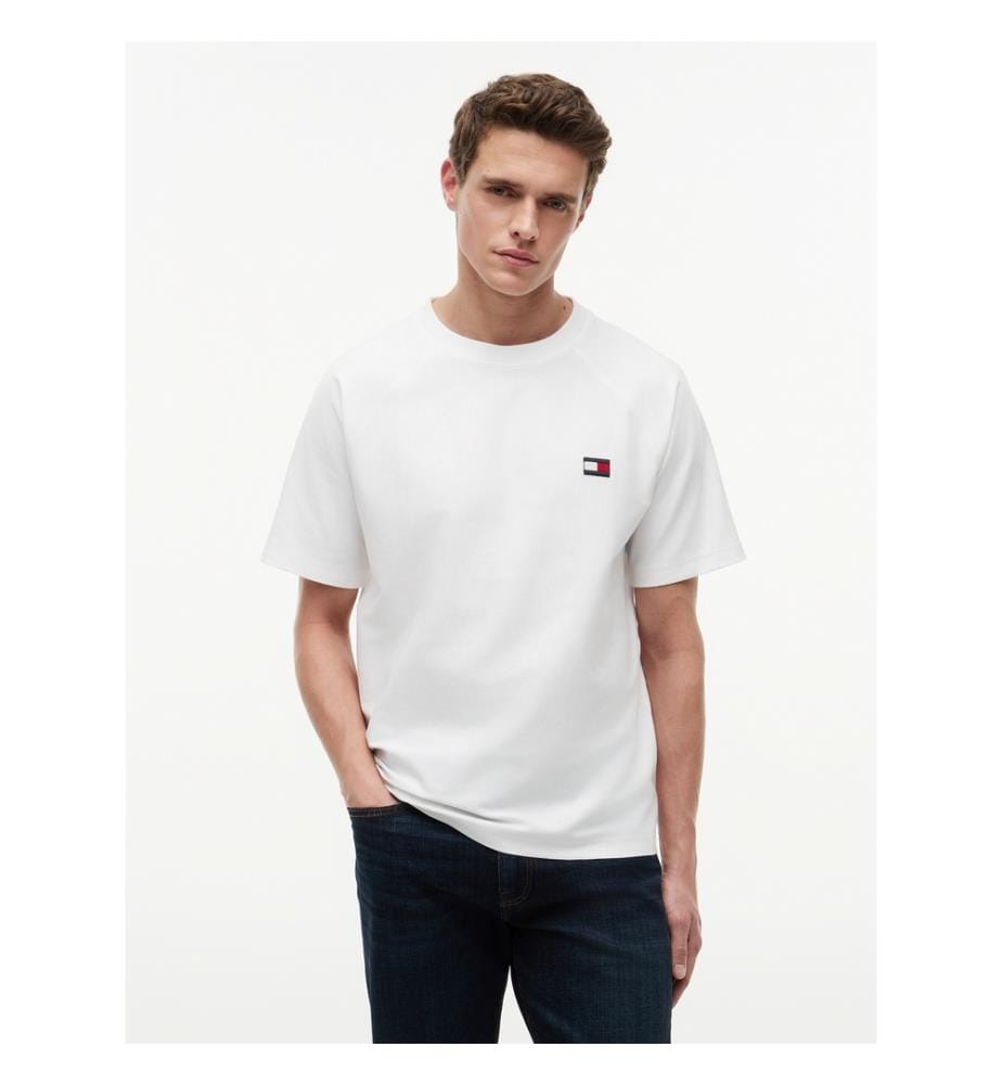 T-shirt Drapeau Élevé - Blanc