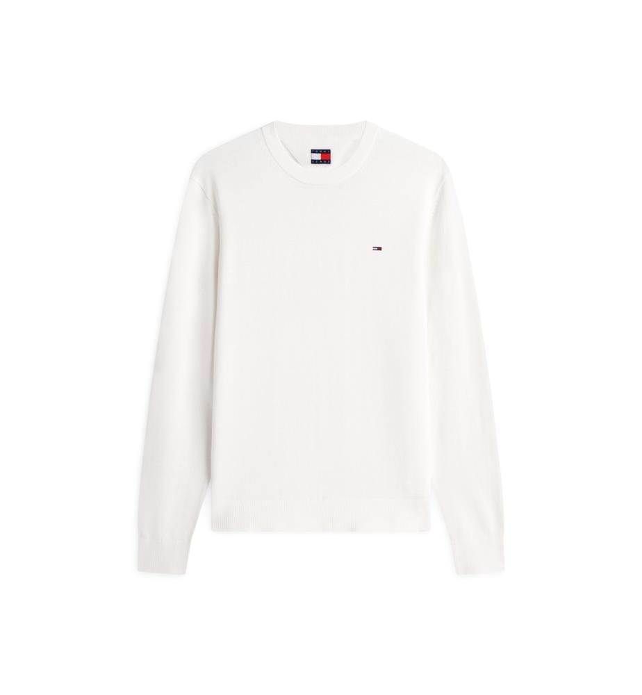 Pull Slim Tommy Flag - Blanc