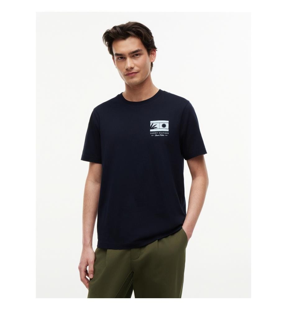 T-shirt en Jersey - Marine