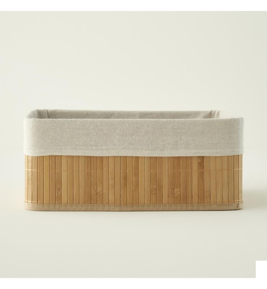Boîte d'organisation 37 x 26 x 15 cm - Naturel