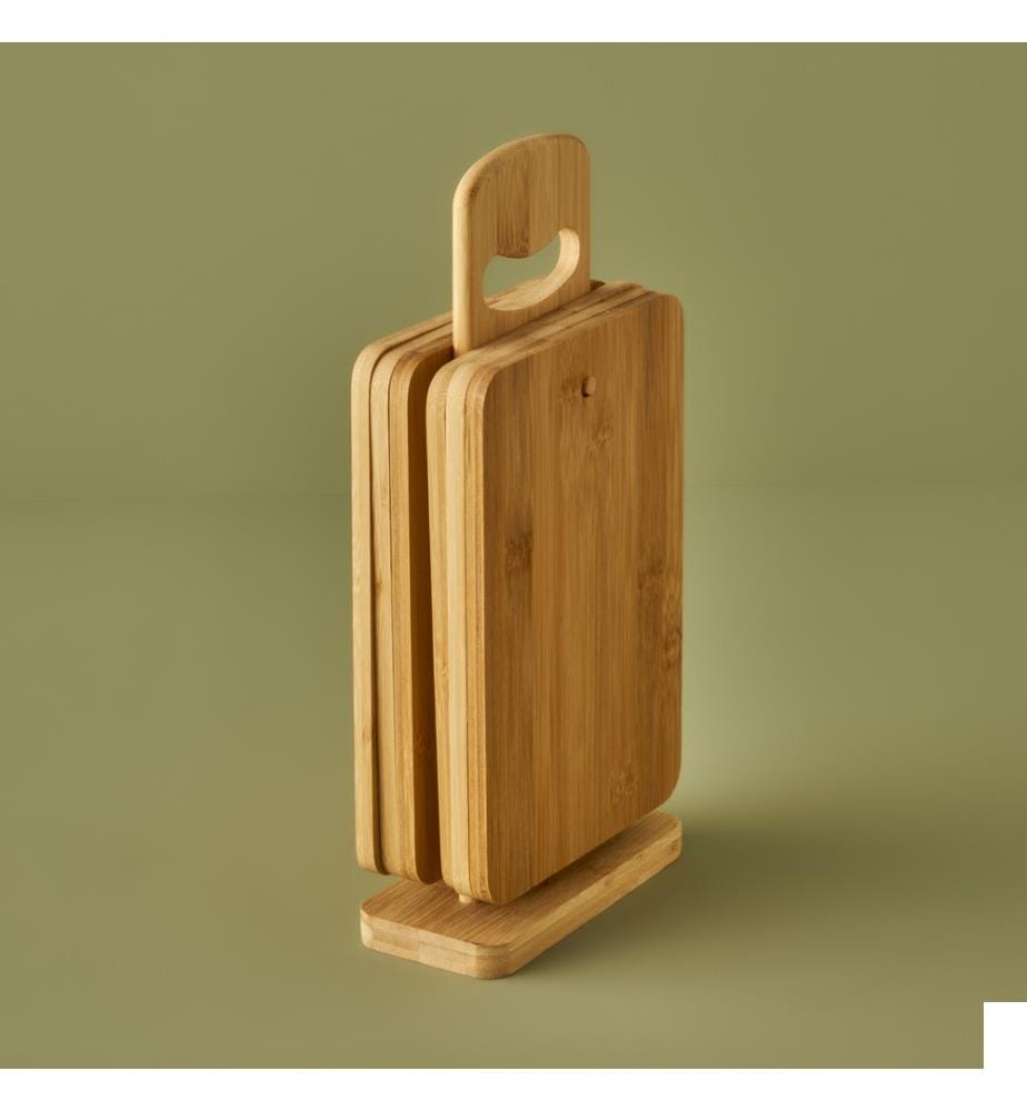 Lot de 6 planches à découper Craft 15 x 7 x 33 cm - Naturel