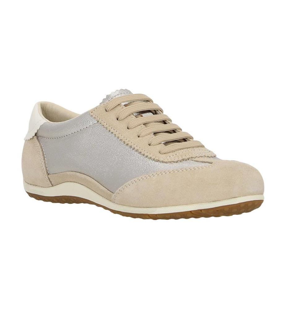 Baskets Vega - Taupe et Doré
