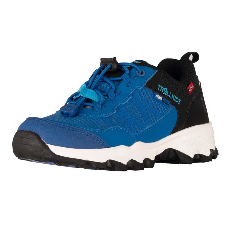 Chaussures de randonnée imperméables Trolltunga Hiker Low XT - Alpine Blue & Black & Pool Blue