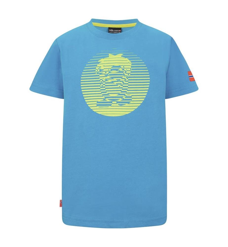 T-Shirt Troll Pro - Bleu vif et lézard vert