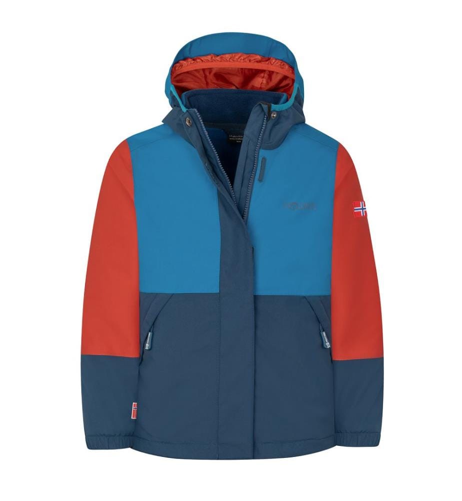 Veste Kjerak 3in1 - bleu nuit d'été, argile rouge et bleu mystique