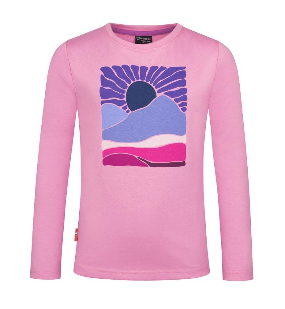 Falketind Longsleeve GOTS - wild rose