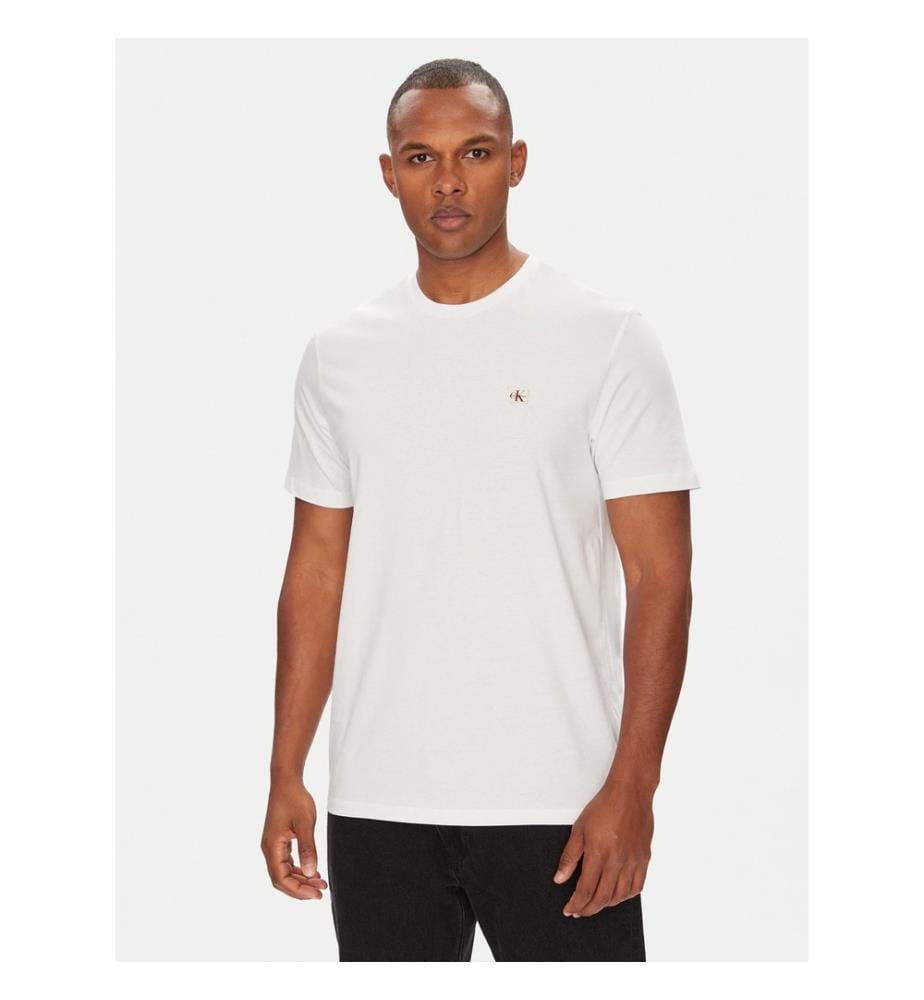 T-Shirt en Coton Classique - Blanc
