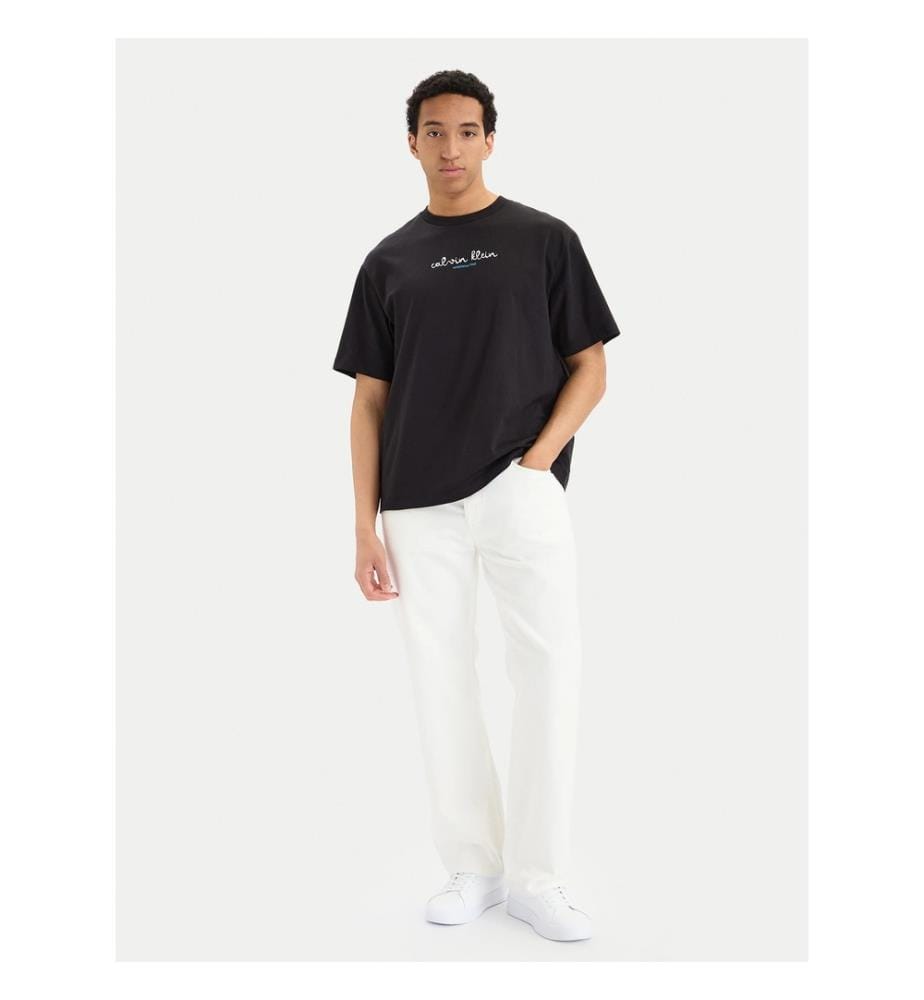 T-Shirt Lines Graphic - Noir