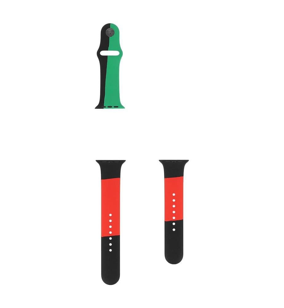 Bracelet Sport Unity 44 mm - Vert/Rouge
