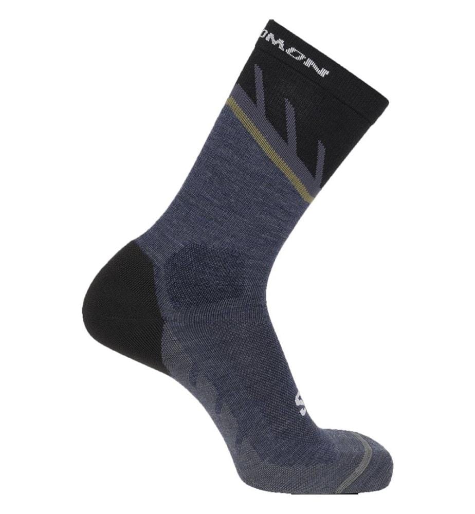 Chaussettes Speedcross Crew R+L - India & Noir & Dried Herb