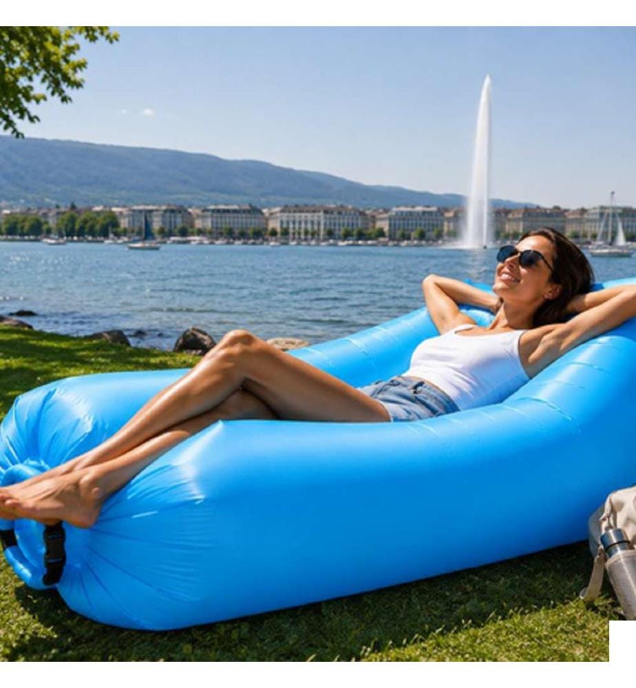 Canapé gonflable portatif - 150 × 70 × 50 cm