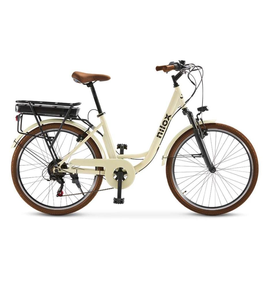 Vélo Electrique - Nilox - Ebike J5 Pro (Beige)