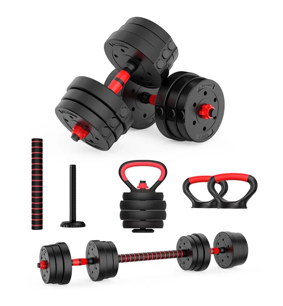 Haltere de Musculation 2en1 Reglable